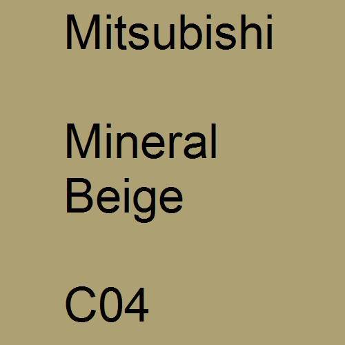 Mitsubishi, Mineral Beige, C04.